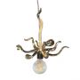 Golden Octopus Pendant Light |