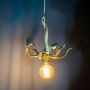 Golden Octopus Pendant Light |