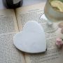 Set of 4 Heart Shaped Marble Coasters | PRE-ORDER - DUE MID NOVEMBER