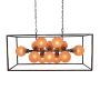 Nova Frosted Cluster of 12 Bulbs Chandelier