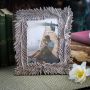 Silver Feather Photo Frame 