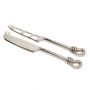 Polished Knot Traditional Cheese & Soft Cheese Knife Set 