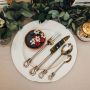 Polished Knot Four Piece Place Setting | HANDMADE TO ORDER