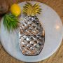 Pineapple 2 Section Serving Dish