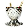 Pineapple Wine Cooler -  Silver Finish 