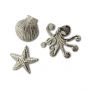 Set of Three Seashore Candle Pins