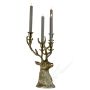 Gold Stag Taper Candle Holder