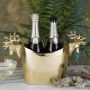 Antique Gold Stag Wine Cooler