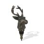 Stag Bottle Stopper - Bronze Finish (cutout image)