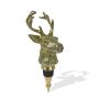 Stag Bottle Stopper - Gold Finish