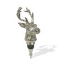 Stag Bottle Stopper - Nickel Finish