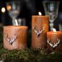 Set of Three Small Stag Antler Candle Pins