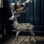 Standing Stag with Hammered Bowl