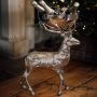 Standing Stag with Hammered Bowl