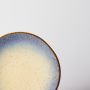 Sea Spray Large Plate - Ivory /Blue