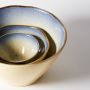 Sea Spray Mini Deep Bowl - Ivory /Blue