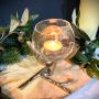 Silver Branch Single Tea Light Holder 