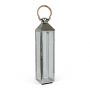 Stainless Steel Medium Tall Venetian Lantern with Wooden Handle 