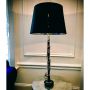 Defranco Clarinet Lamp with Black Shade  