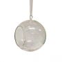 Small Hanging Glass Globe Tea Light Holder 