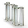 W-Shaped Glass Test Tube Table Vase 