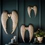 Large Heart Angel Wing Wall Hanging 