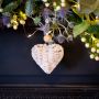 Jute Hanging Heart Decoration