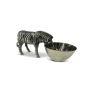 Zebra Nibbles Bowl - Nickel Finish | PERFECTLY IMPERFECT  