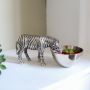 Zebra Nibbles Bowl - Nickel Finish | PRE-ORDER - DUE NOVEMBER